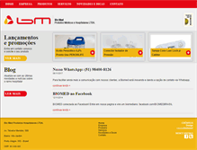 Tablet Screenshot of biomed.com.br