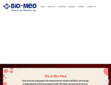 Tablet Screenshot of biomed.co.in