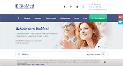 Desktop Screenshot of biomed.org.pl