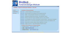 Desktop Screenshot of biomed.fr